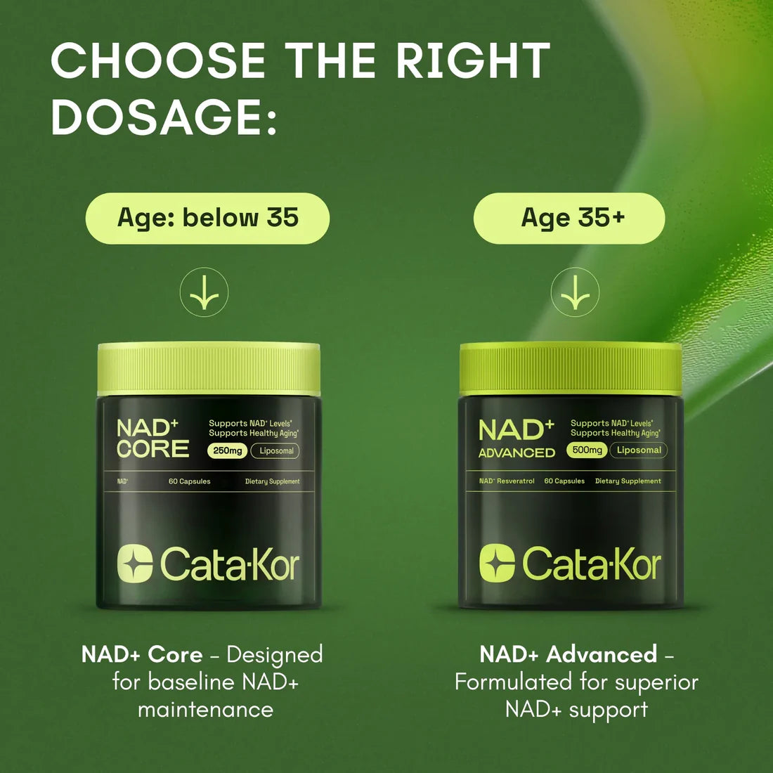 Cata-Kor NR900 - NDA+ Supplement for Skin