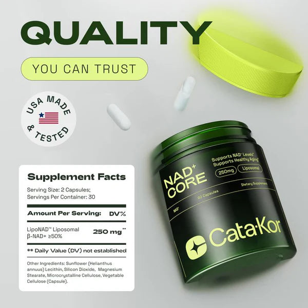 Cata-Kor NR900 - NDA+ Supplement for Skin